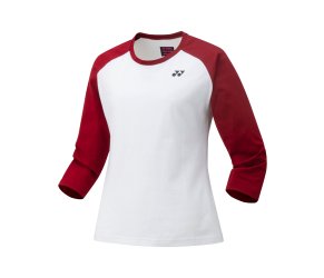 16580 T-Shirt DAMSKI White / Red 2022