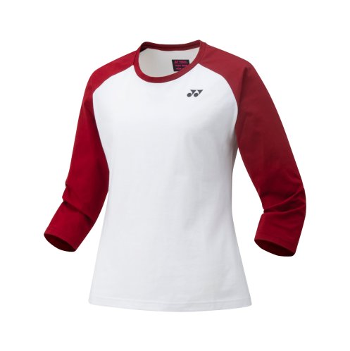 16580 T-Shirt DAMSKI White/Red 2022