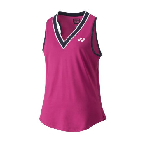 20692 T-shirt Damski Tank Rose Pink - Roland Garros