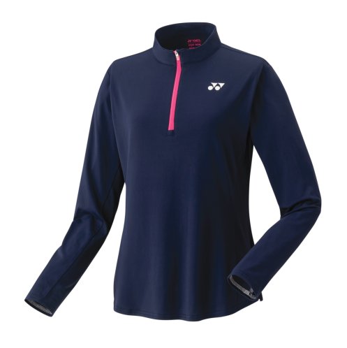 20697 T-shirt Damski Long Sleeves Navy Blue - Roland Garros
