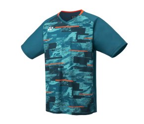 0034 T-shirt Męski Crew Neck Blue Green