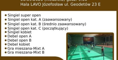 Turniej Badmintona w LAVO