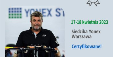 17-18 kwietnia - Szkolenie z naciągania rakiet badmintonowych