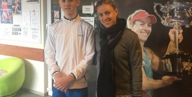 Zawodnik YONEX zwyciężył w turnieju w Akademii Angelique Kerber