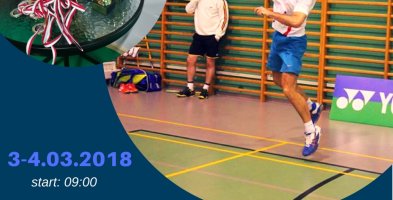 Zapraszamy na XIX Turniej Seniorów- YONEX OPEN FOREVER YOUNG
