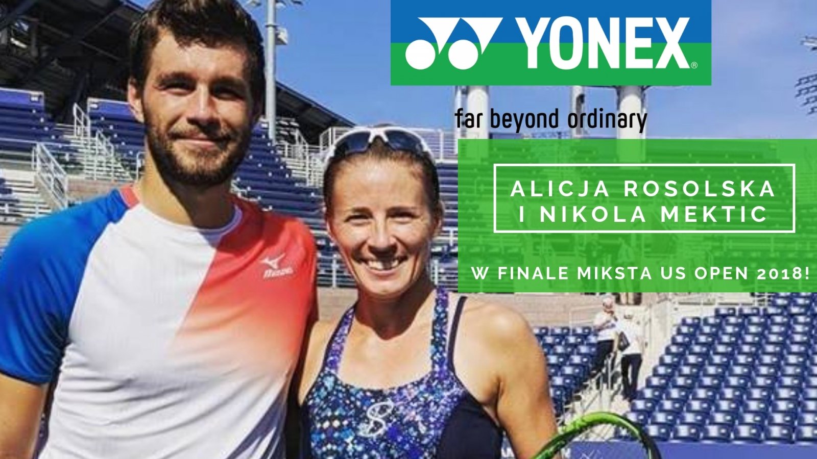 ALICJA ROSOLSKA I NIKOLA MEKTIC w finale miksta US Open 2018! 