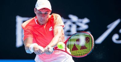 Majchrzak po raz pierwszy wygrał mecz Wielkiego Szlema