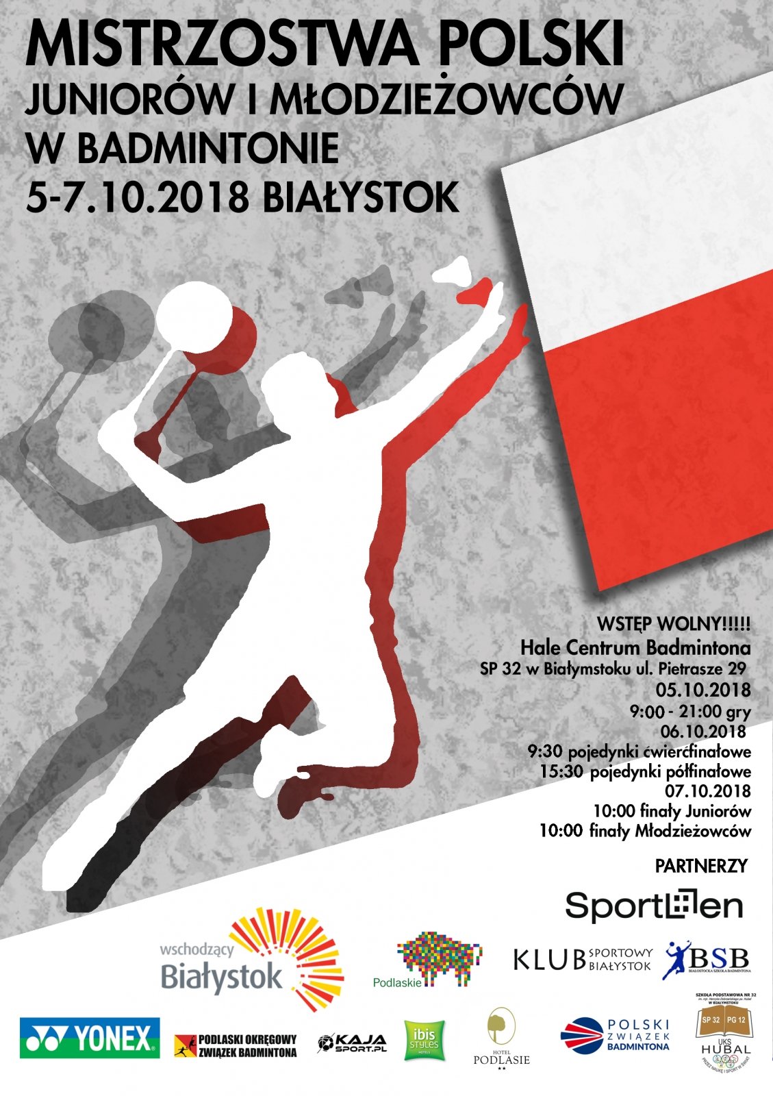 Finały mistrzostw Polski w Badmintonie w Białymstoku