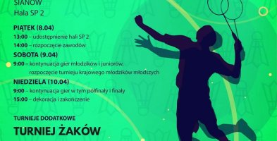 Grand Prix Juniorów i Młodzików i Krajowy Turniej Młodzików Młodszych.
