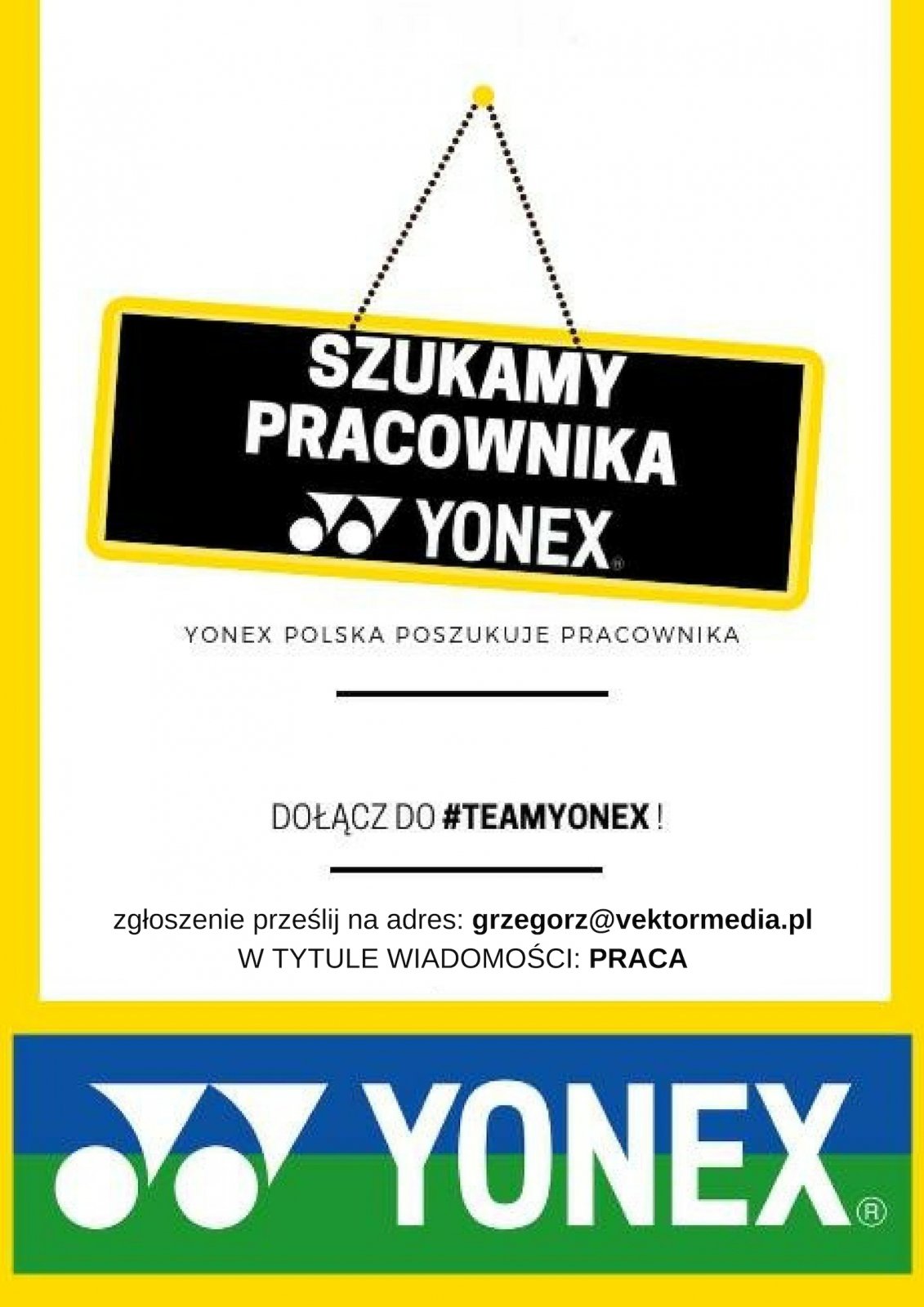 Pracuj dla YONEX POLSKA